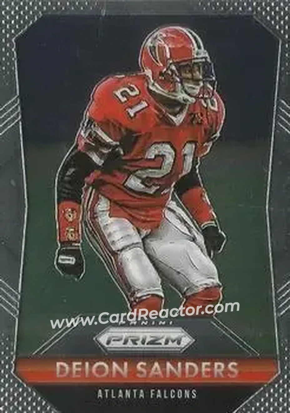 2015 Panini Prizm #21 - Deion Sanders - Atlanta Falcons - Front