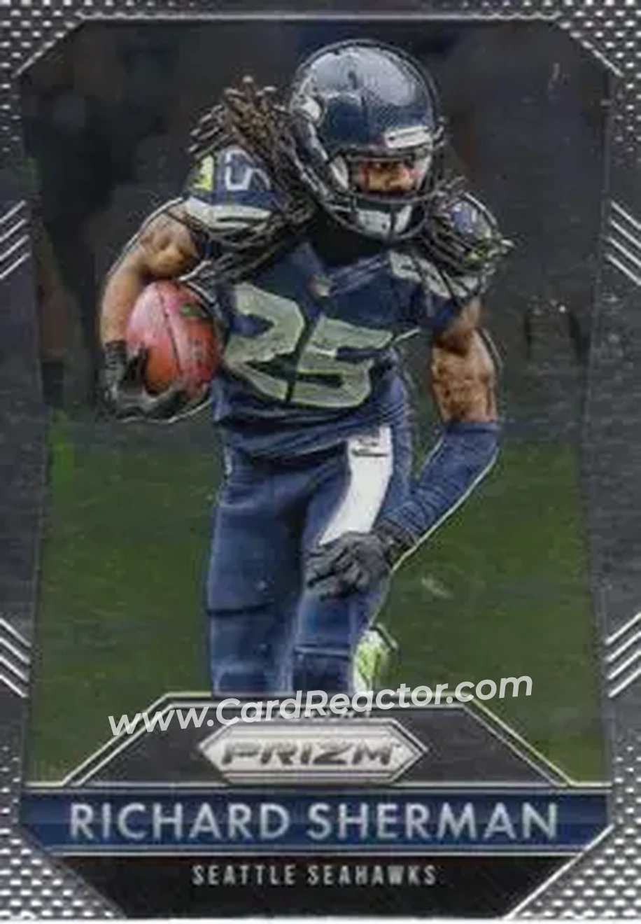 2015 Panini Prizm #25 - Richard Sherman - Seattle Seahawks - Front