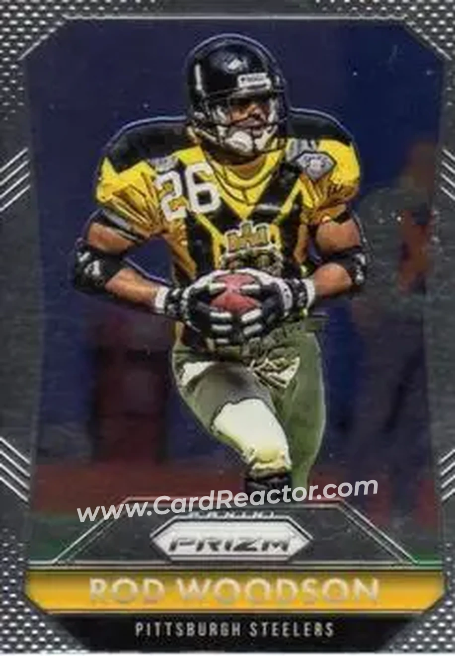 2015 Panini Prizm #26 - Rod Woodson - Pittsburgh Steelers - Front