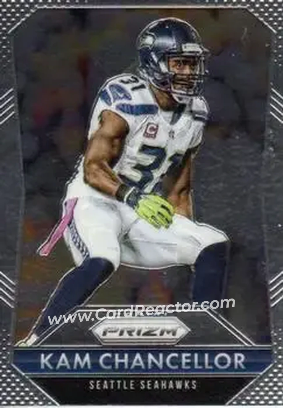 2015 Panini Prizm #31 - Kam Chancellor - Seattle Seahawks - Front