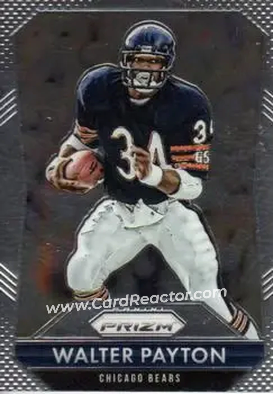 2015 Panini Prizm #34 - Walter Payton - Chicago Bears - Front