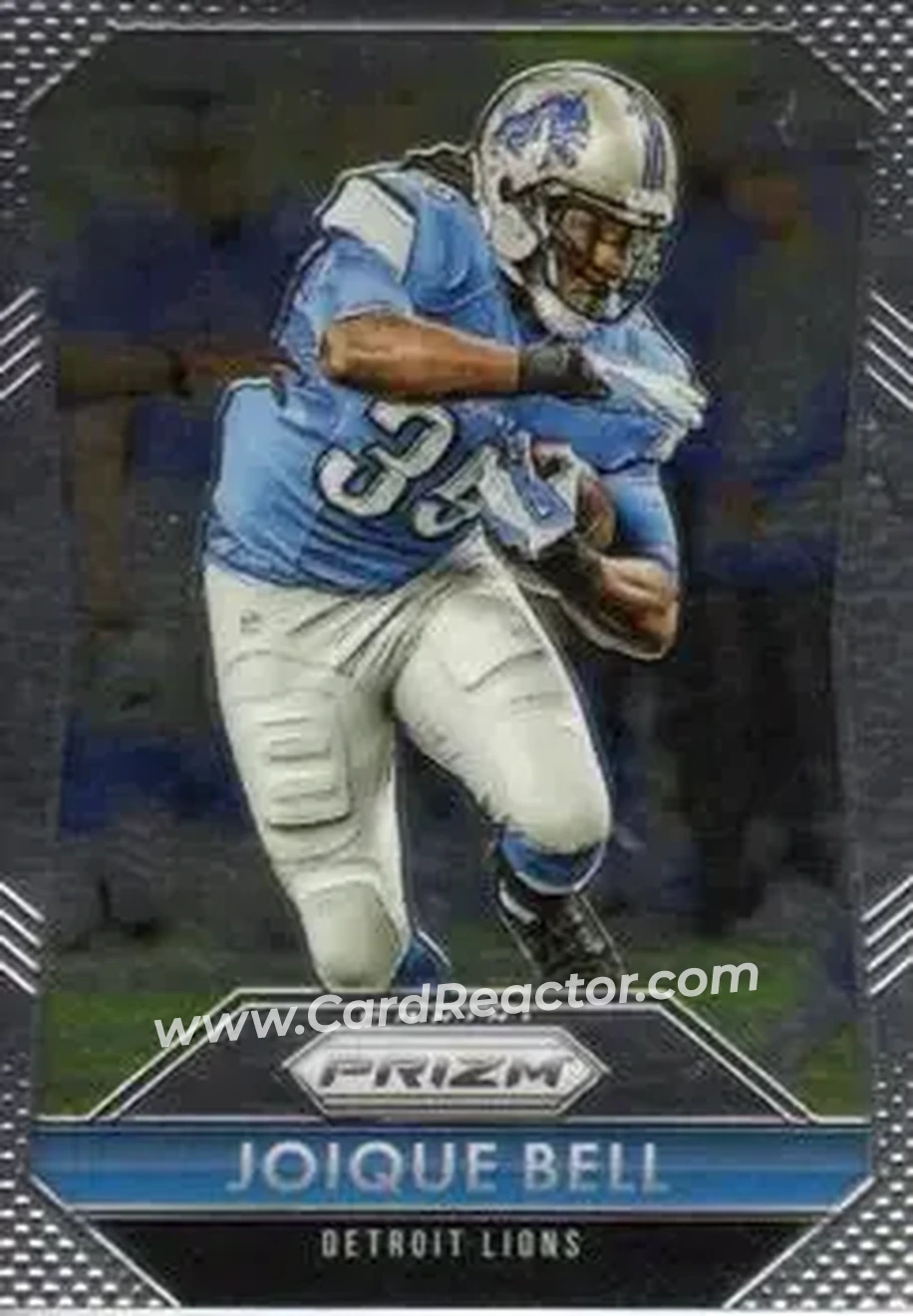2015 Panini Prizm #35 - Joique Bell - Detroit Lions - Front
