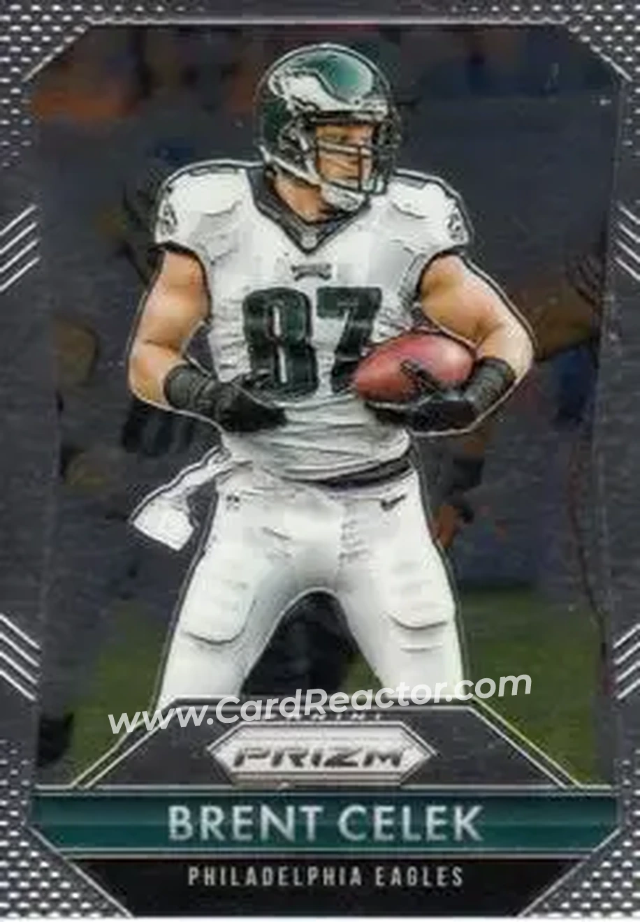 2015 Panini Prizm #37 - Brent Celek - Philadelphia Eagles - Front