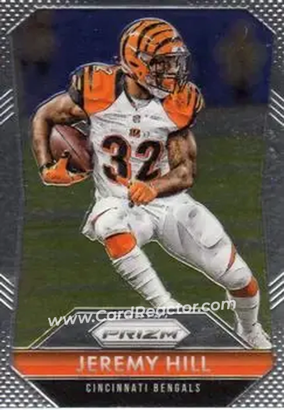 2015 Panini Prizm #45 - Jeremy Hill - Cincinnati Bengals - Front