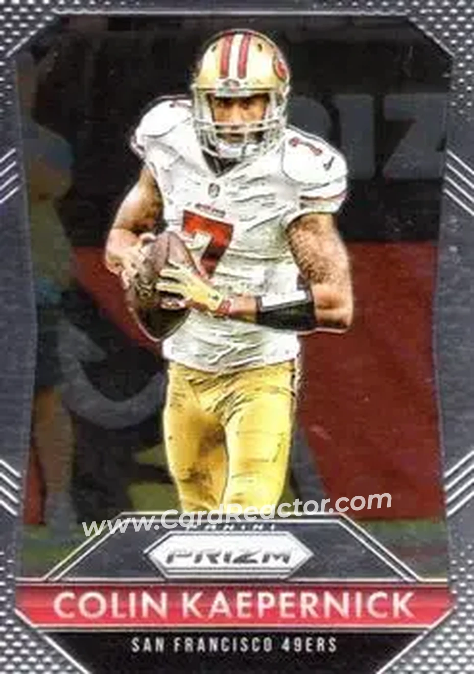 2015 Panini Prizm #55 - Colin Kaepernick - San Francisco 49ers - Front