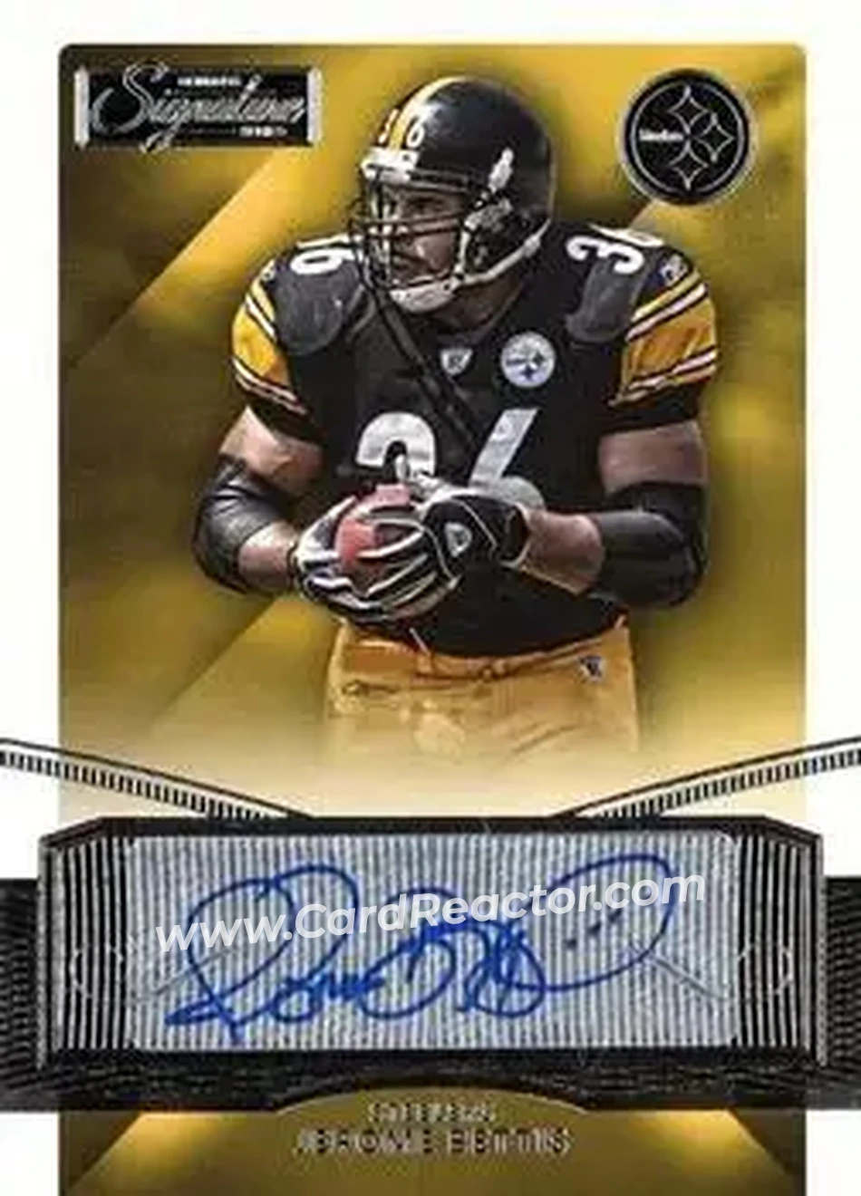 2015 Donruss Signature Series #222 - Jerome Bettis - Pittsburgh Steelers - Front