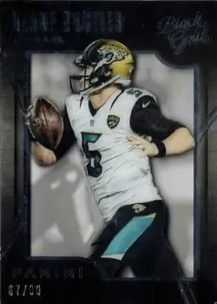 2015 Panini Black Gold - White Gold #1 - Blake Bortles - Jacksonville Jaguars