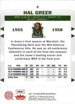 Back of Hal Greer