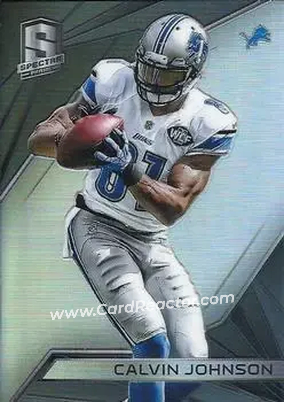 2015 Panini Spectra #22 - Calvin Johnson - Detroit Lions - Front