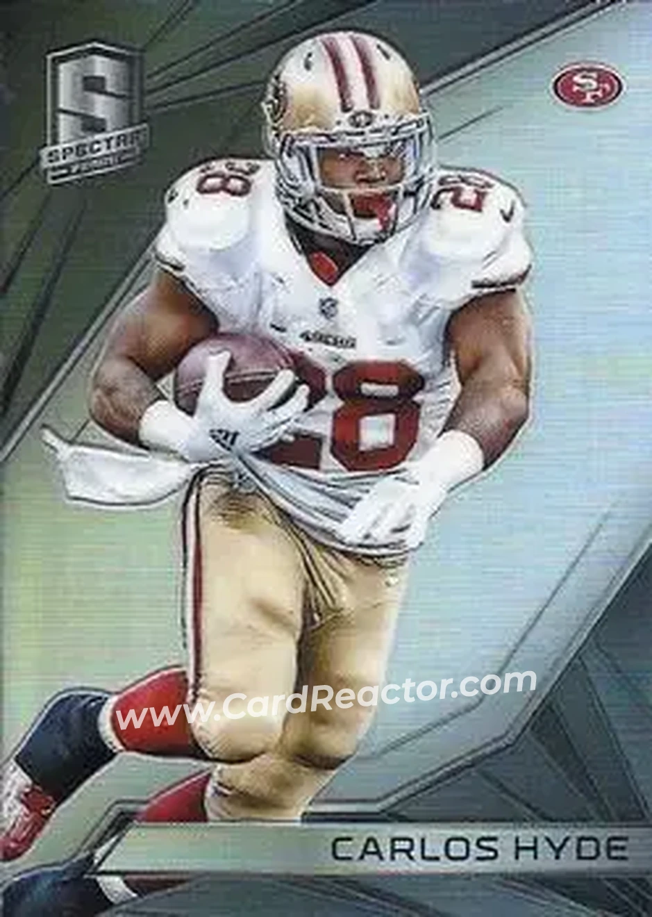 2015 Panini Spectra #24 - Carlos Hyde - San Francisco 49ers - Front