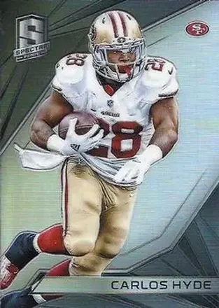 2015 Panini Spectra #24 - Carlos Hyde - San Francisco 49ers