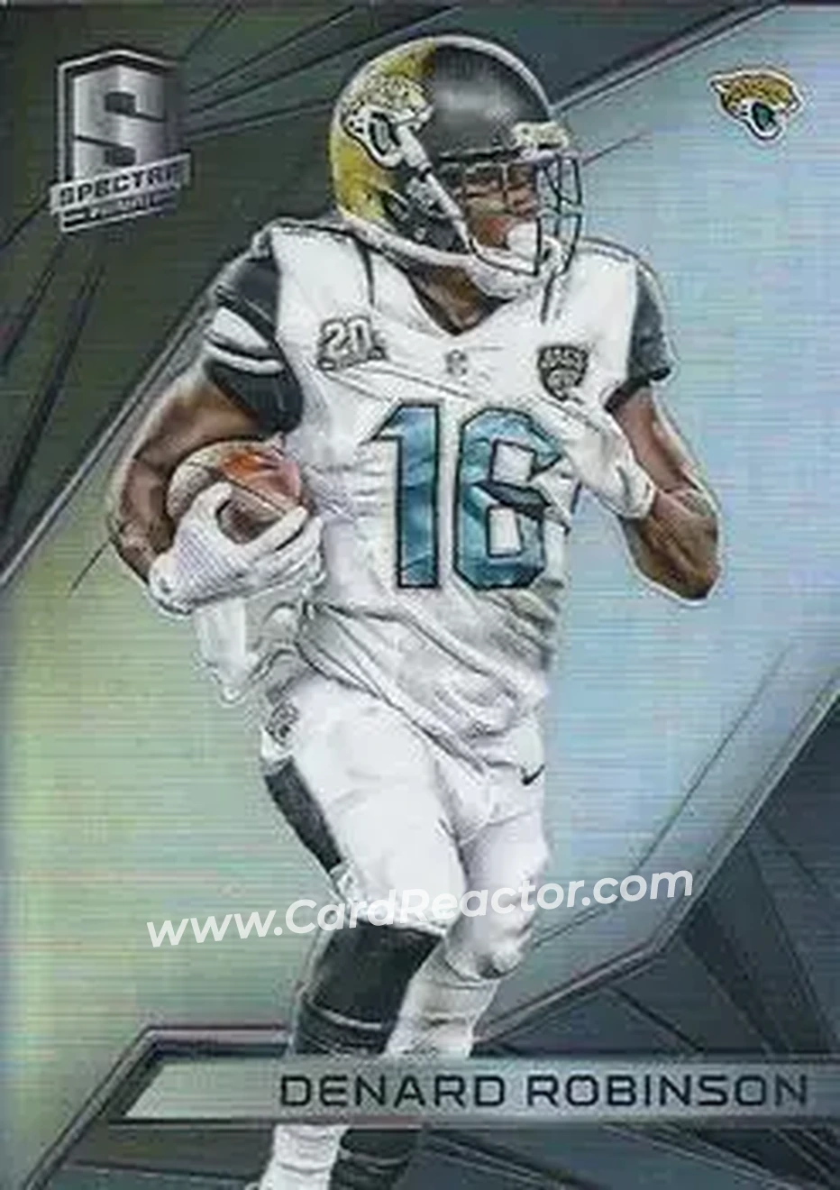 2015 Panini Spectra #34 - Denard "Shoelace" Robinson - Jacksonville Jaguars - Front