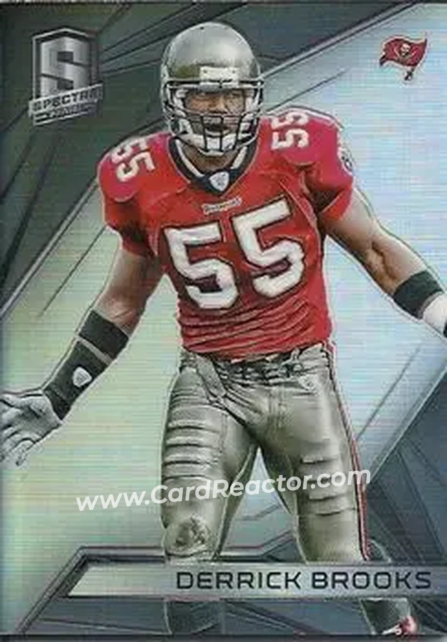 2015 Panini Spectra #36 - Derrick Brooks - Tampa Bay Buccaneers - Front