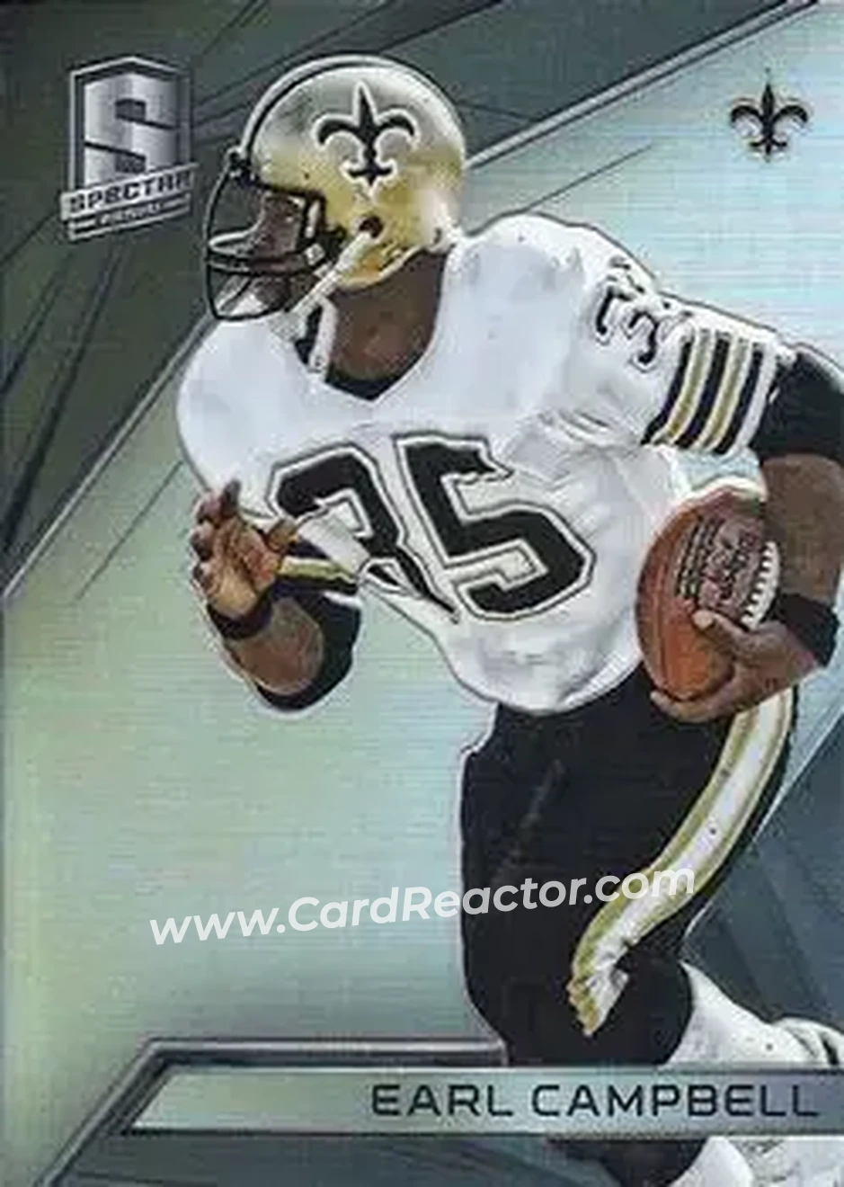 2015 Panini Spectra #42b - Earl Campbell - New Orleans Saints - Front