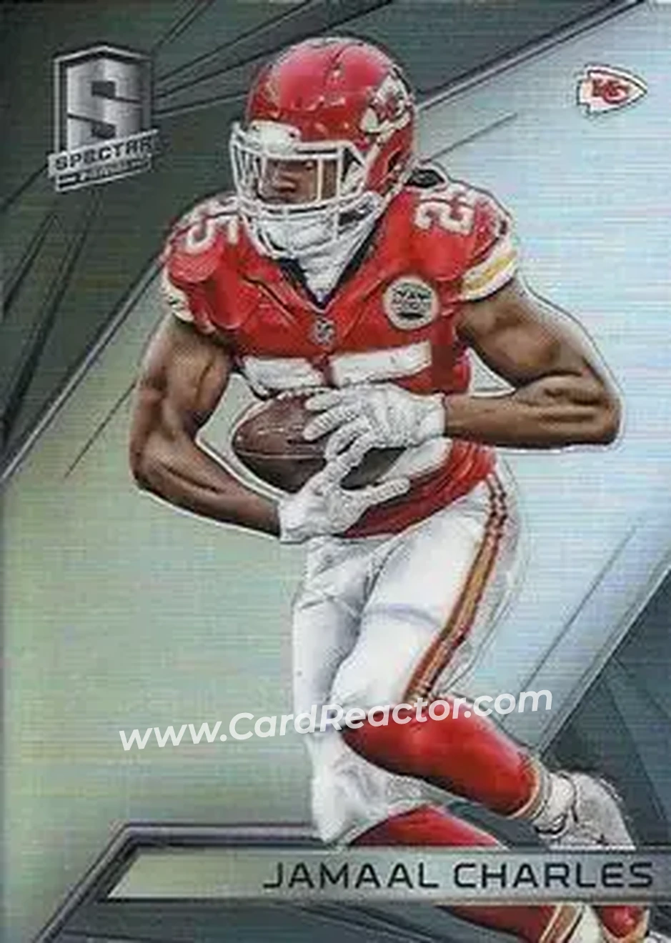 2015 Panini Spectra #50 - Jamaal Charles - Kansas City Chiefs - Front