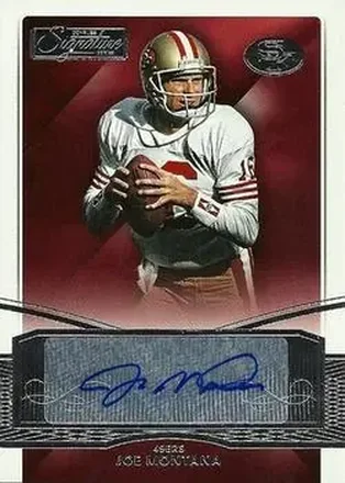 2015 Donruss Signature Series #307 - Joe Montana - San Francisco 49ers