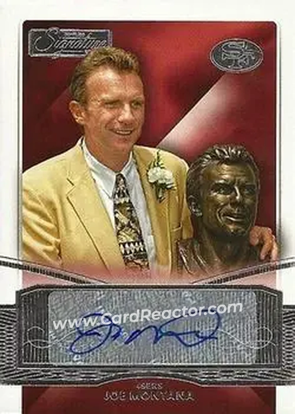 2015 Donruss Signature Series #395 - Joe Montana - San Francisco 49ers - Front