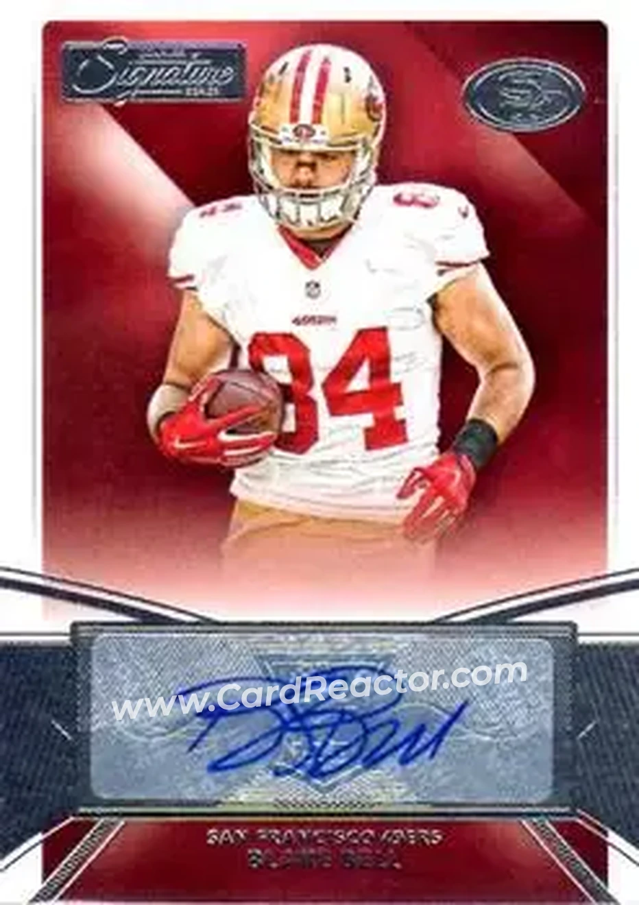 2015 Donruss Signature Series #402 - Blake Bell - San Francisco 49ers
