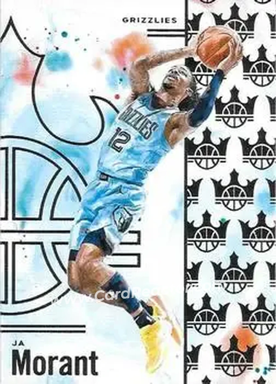 2024-25 Panini Court Kings #64 - Ja Morant - Memphis Grizzlies - Front
