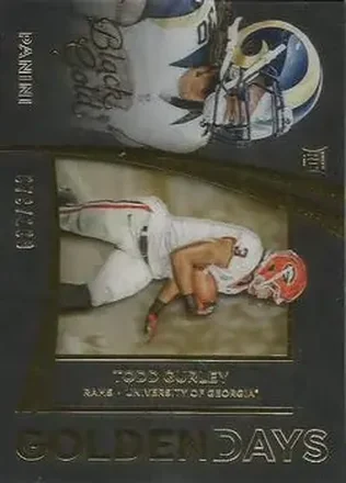 2015 Panini Black Gold - Golden Days #GDA-34 - Todd Gurley II