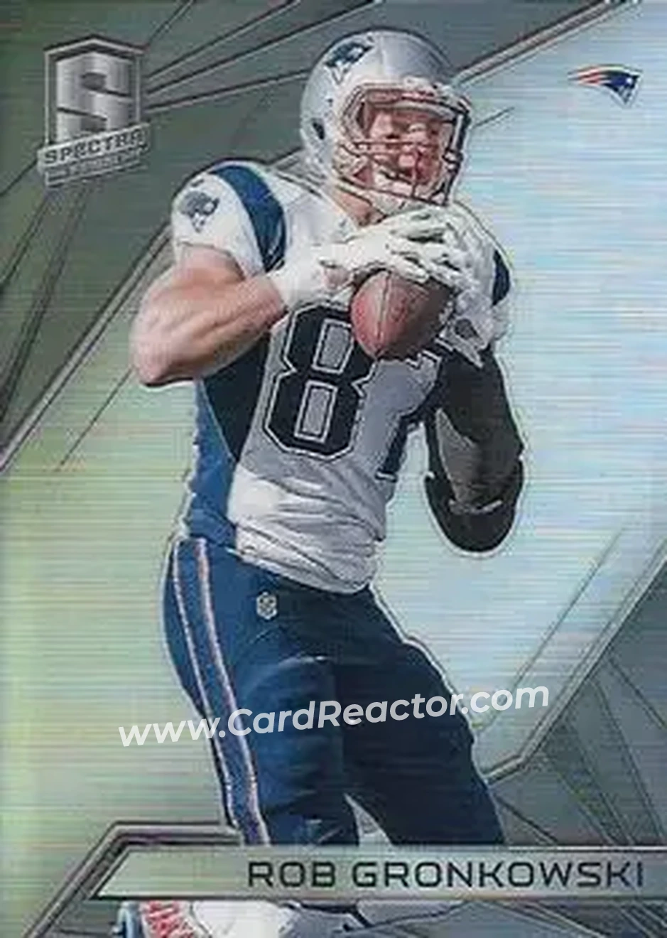 2015 Panini Spectra #93 - Rob Gronkowski - New England Patriots - Front