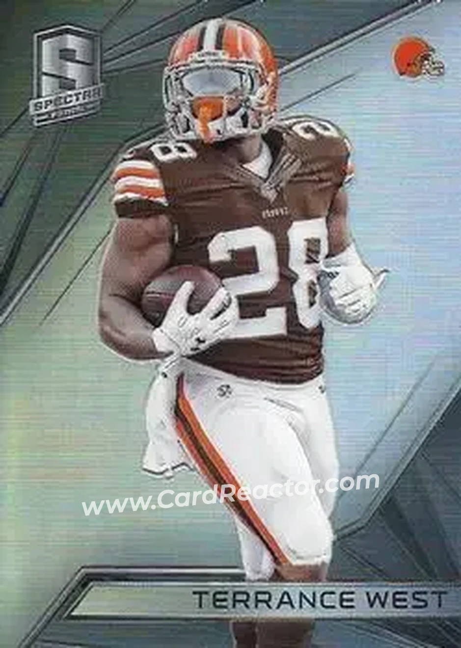 2015 Panini Spectra #107 - Terrance West - Cleveland Browns - Front