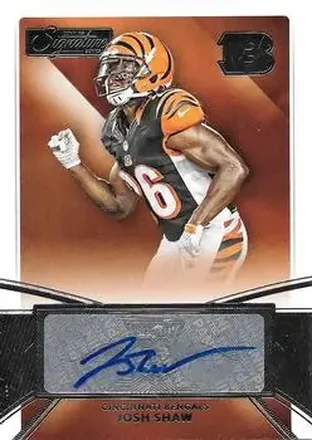 2015 Donruss Signature Series #411 - Josh Shaw - Cincinnati Bengals