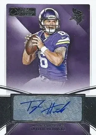 2015 Donruss Signature Series #426 - Taylor Heinicke - Minnesota Vikings