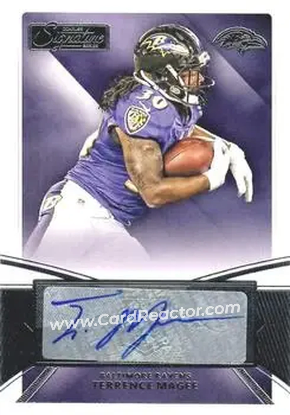 2015 Donruss Signature Series #443 - Terrence Magee - Baltimore Ravens