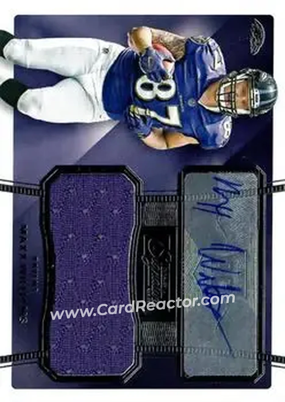 2015 Donruss Signature Series #477 - Maxx Williams - Baltimore Ravens - Front 2015 Donruss Signature Series #477 - Maxx Williams - Baltimore Ravens - Front