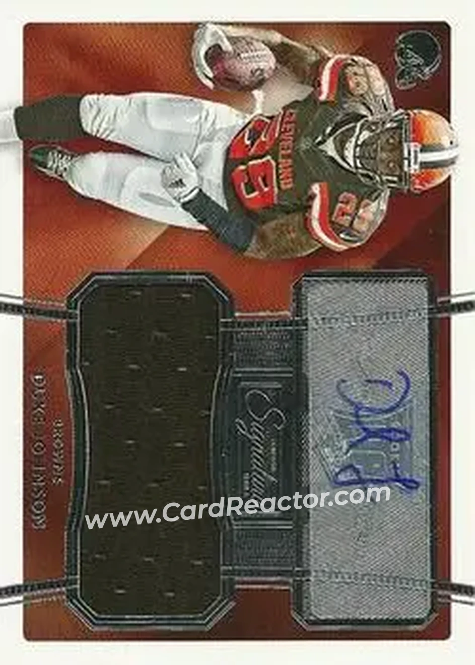 2015 Donruss Signature Series #483 - Duke Johnson Jr. - Cleveland Browns - Front