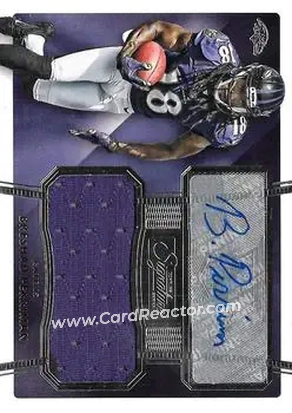 2015 Donruss Signature Series #489 - Breshad Perriman - Baltimore Ravens - Front