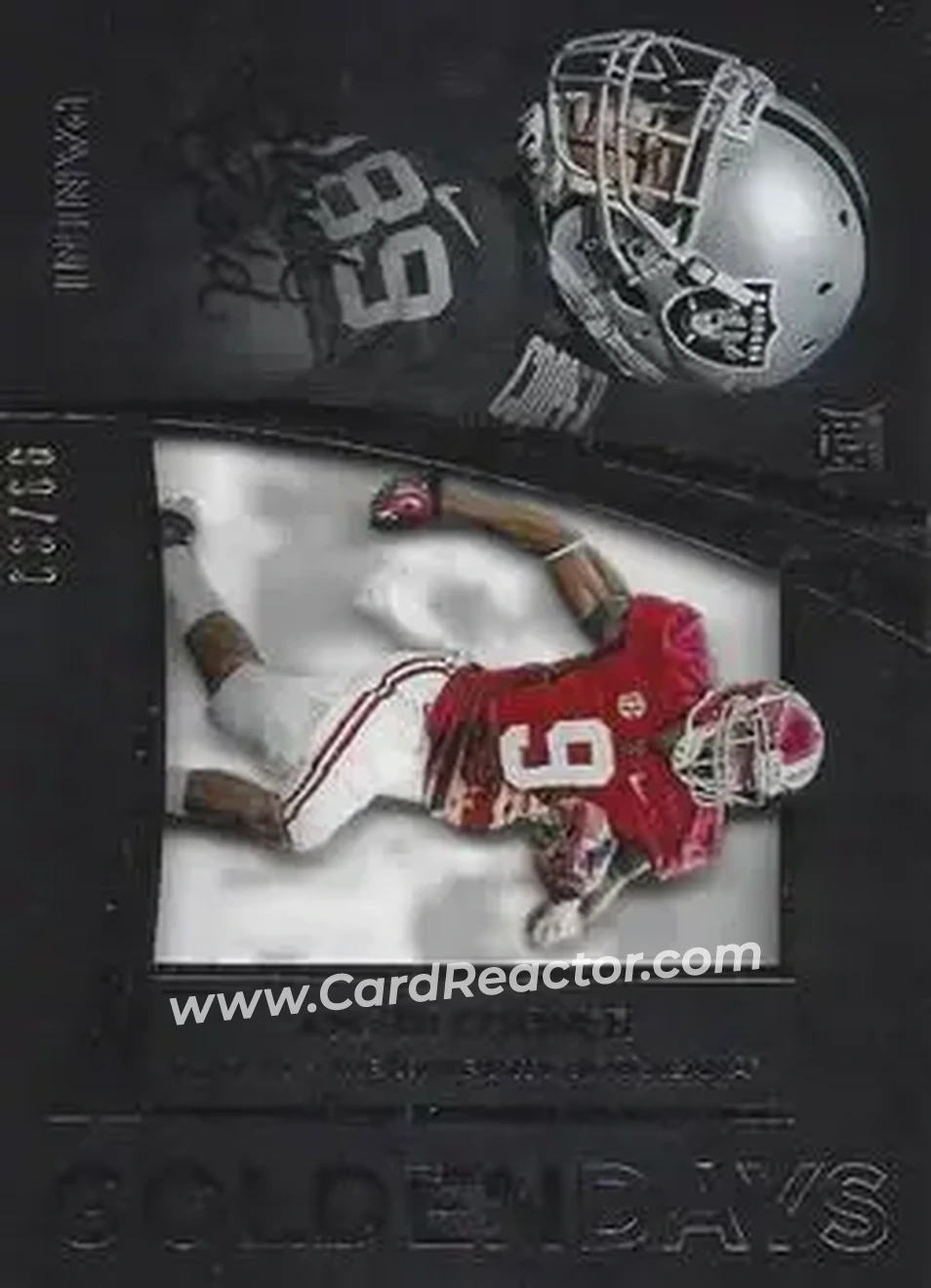 2015 Panini Black Gold - Golden Days White Gold #GDA-4 - Amari Cooper - Front