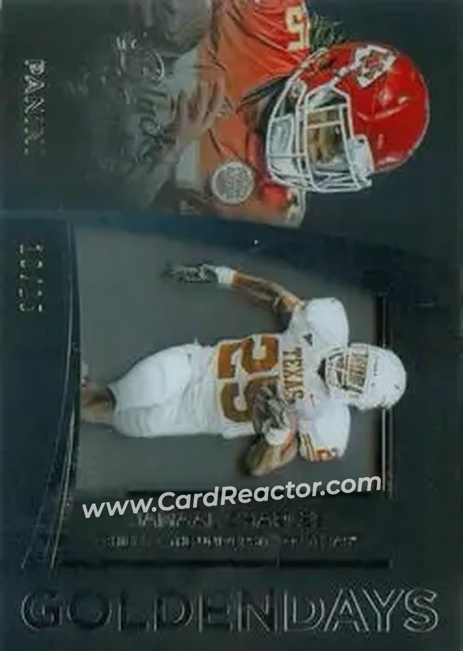 2015 Panini Black Gold - Golden Days White Gold Foil #GDA-25 - Jamaal Charles - Front