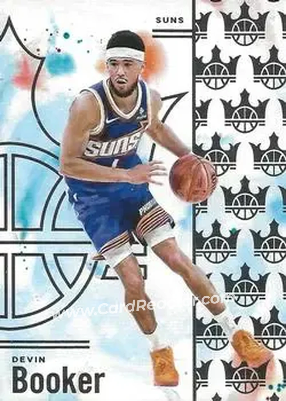 2024-25 Panini Court Kings #72 - Devin Booker - Phoenix Suns - Front 2024-25 Panini Court Kings #72 - Devin Booker - Phoenix Suns - Front