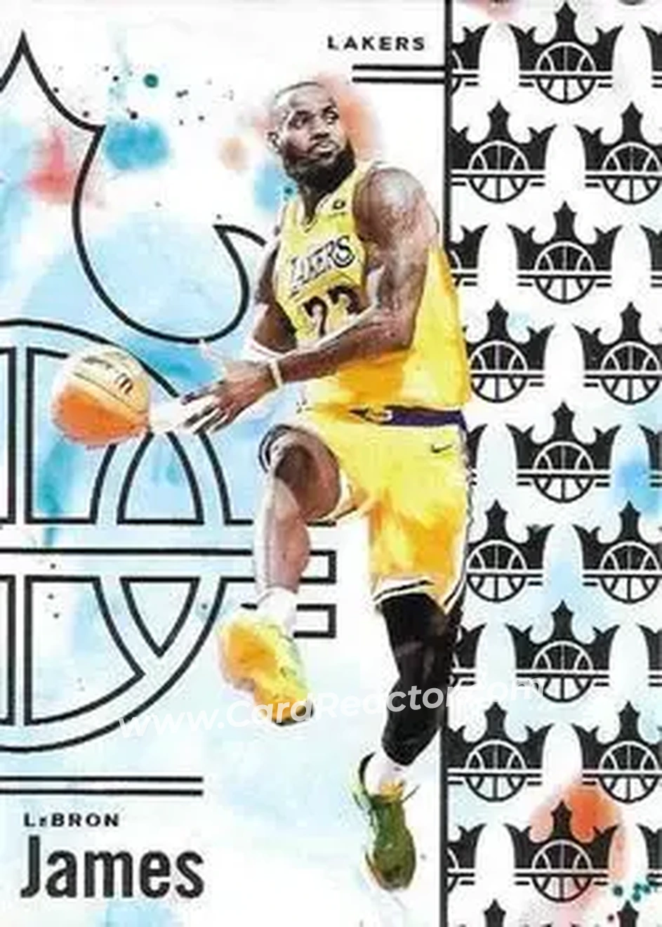 2024-25 Panini Court Kings #75 - LeBron James - Los Angeles Lakers - Front