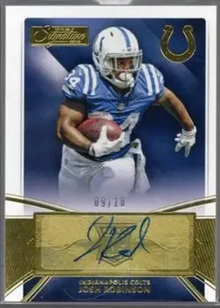 2015 Donruss Signature Series - Gold #439 - Josh Robinson - Indianapolis Colts