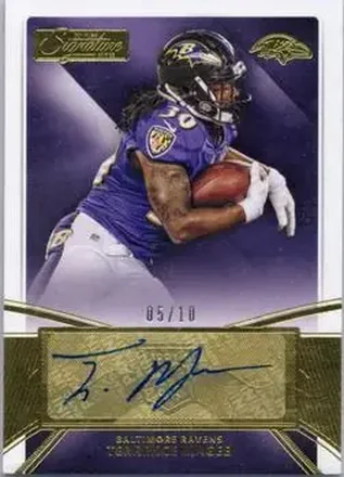2015 Donruss Signature Series - Gold #443 - Terrence Magee - Baltimore Ravens