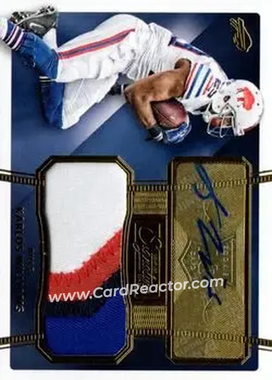 2015 Donruss Signature Series - Gold #461 - Karlos Williams - Buffalo Bills - Front