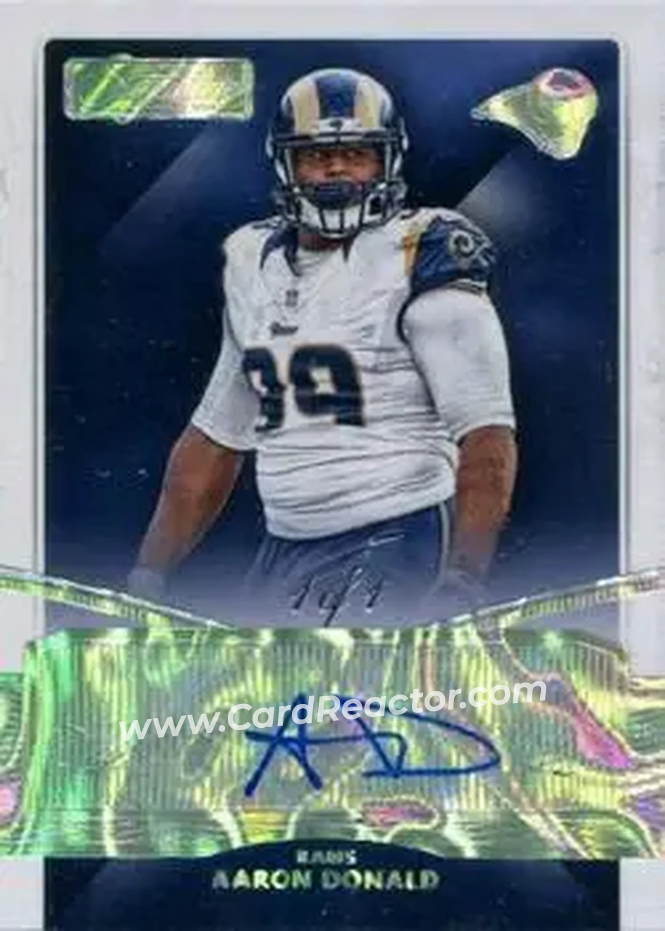 2015 Donruss Signature Series - Magma #1 - Aaron Donald - St. Louis Rams - Front