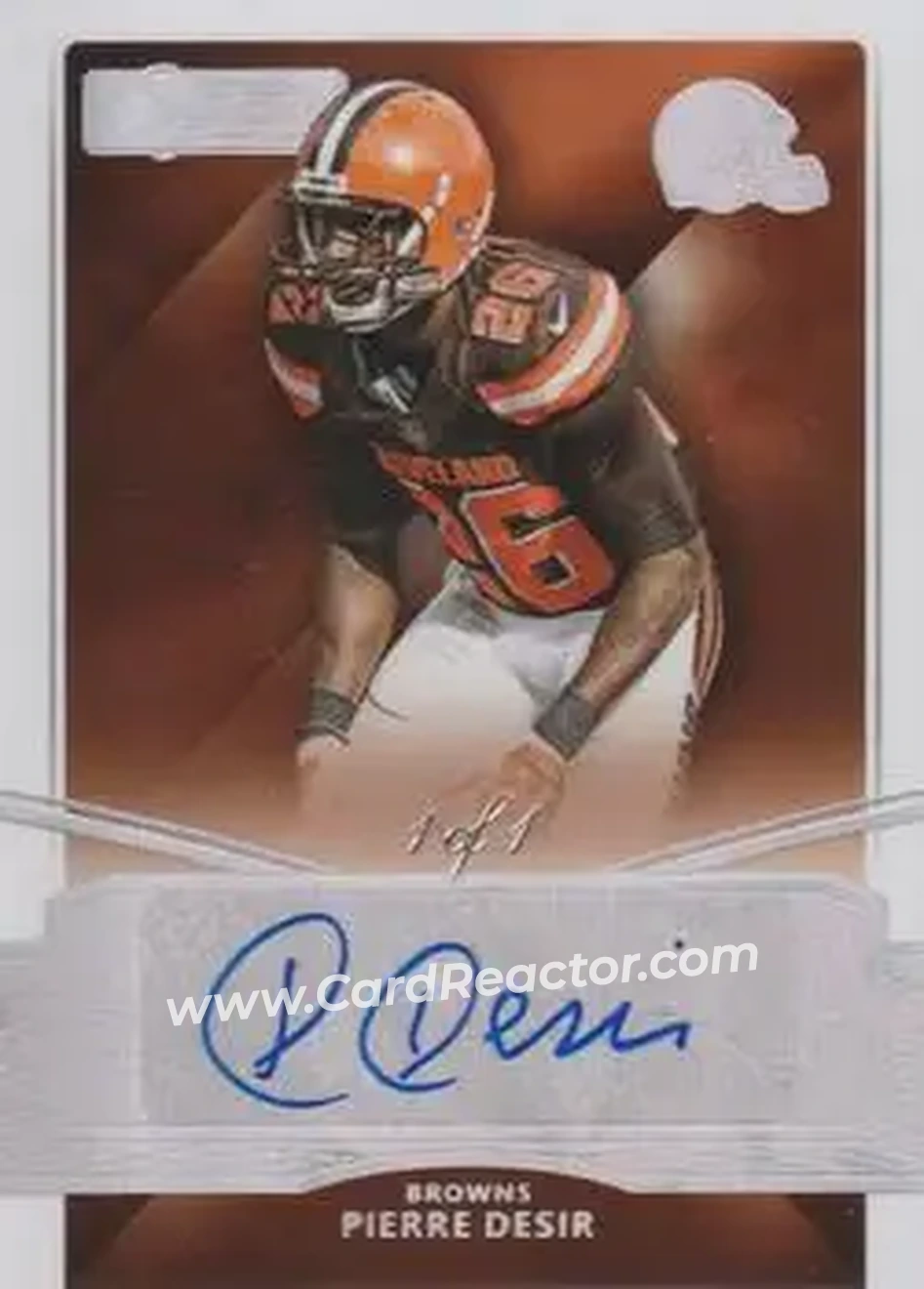 2015 Donruss Signature Series - Magma #28 - Pierre Desir - Cleveland Browns - Front