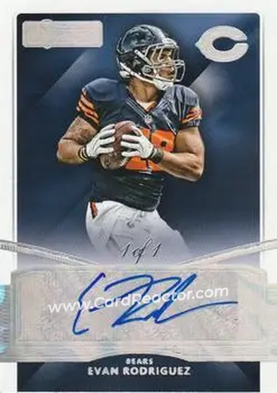 2015 Donruss Signature Series - Magma #29 - Evan Rodriguez - Chicago Bears