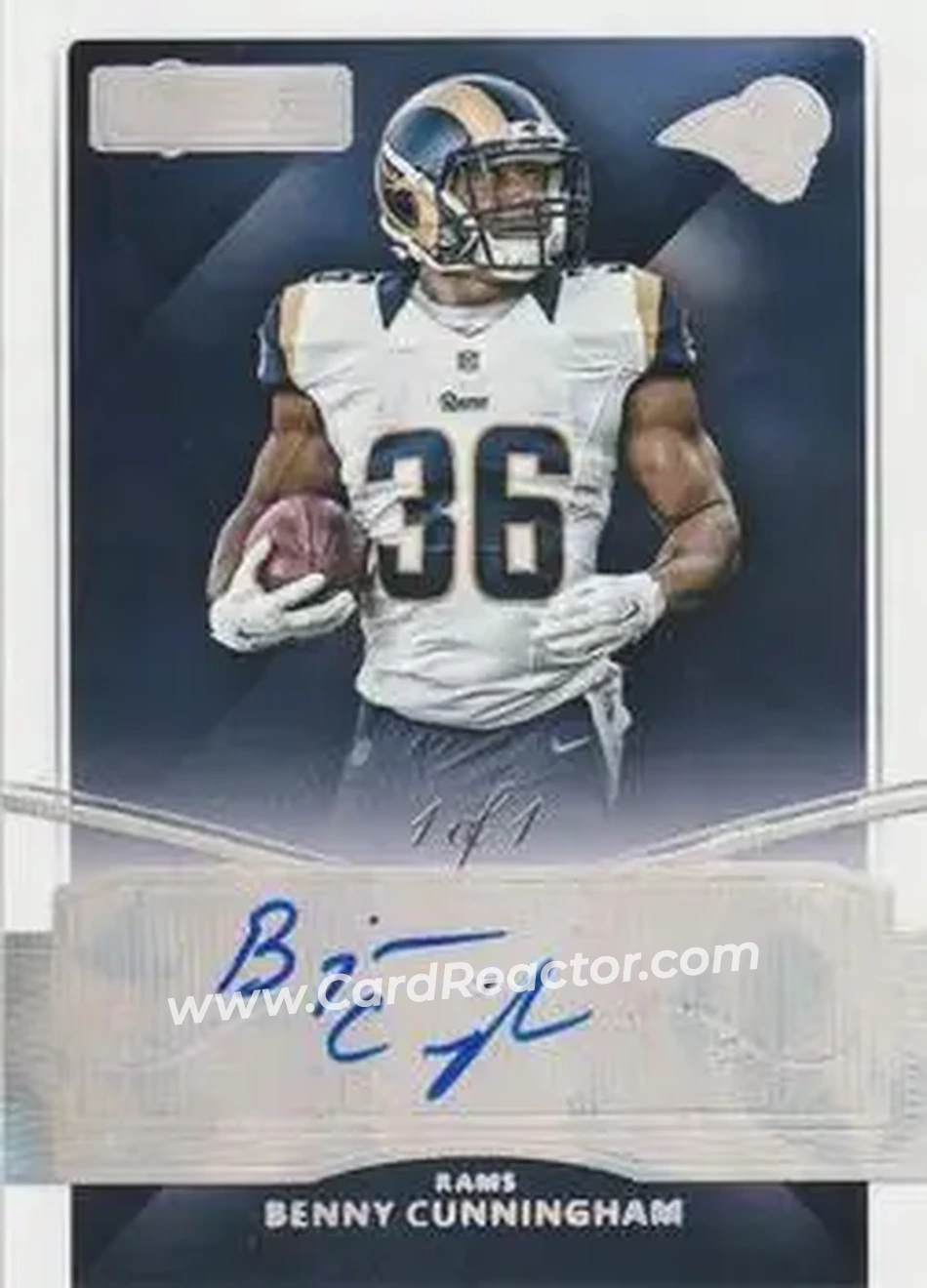 2015 Donruss Signature Series - Magma #30 - Benny Cunningham - St. Louis Rams - Front
