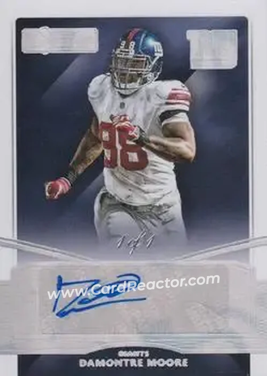 2015 Donruss Signature Series - Magma #33 - Damontre Moore - New York Giants
