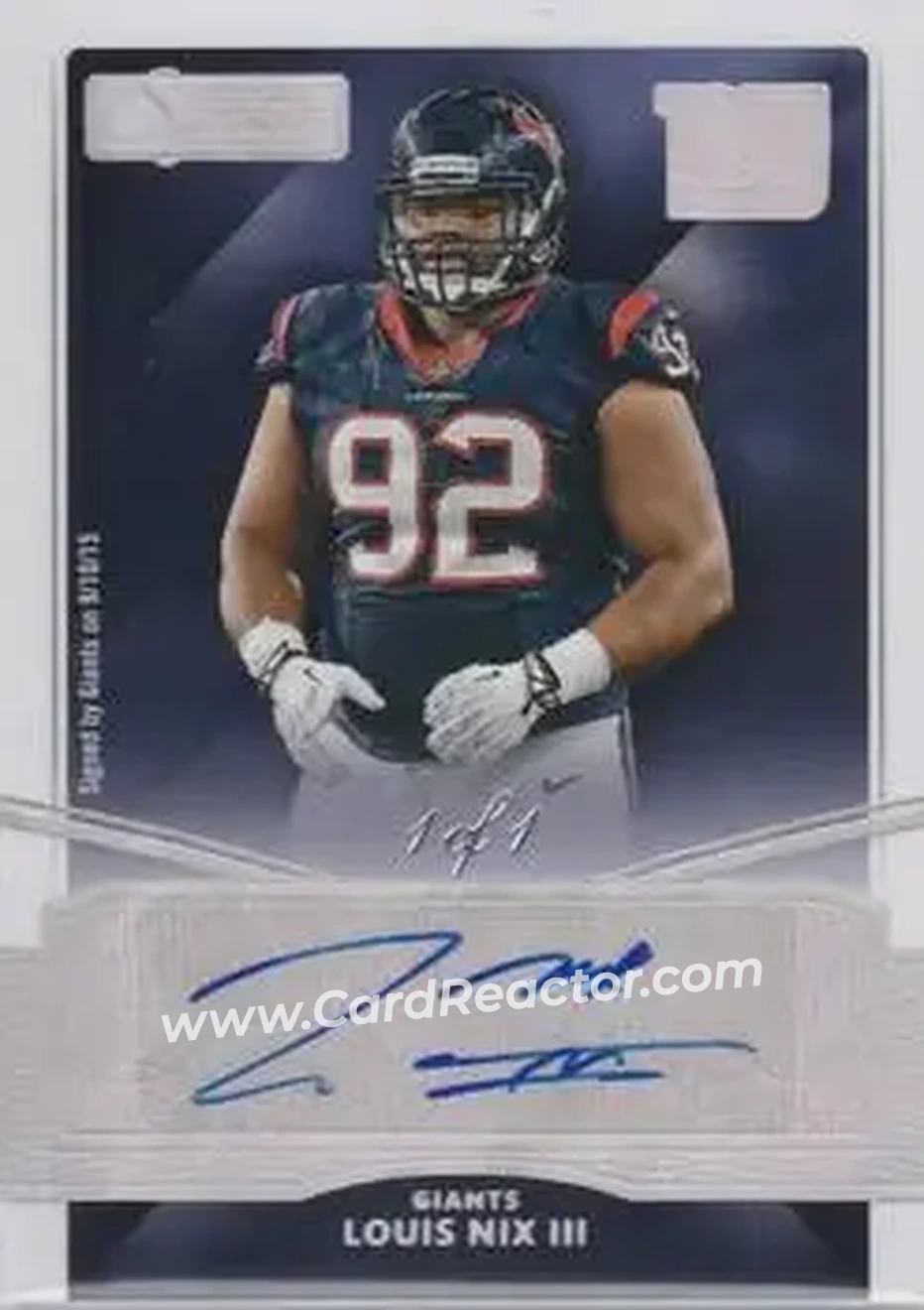 2015 Donruss Signature Series - Magma #65 - Louis Nix III - New York Giants