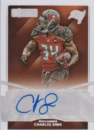 2015 Donruss Signature Series - Magma #94 - Charles Sims - Tampa Bay Buccaneers
