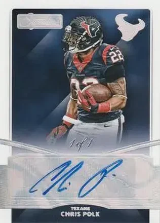 2015 Donruss Signature Series - Magma #96 - Chris Polk - Houston Texans