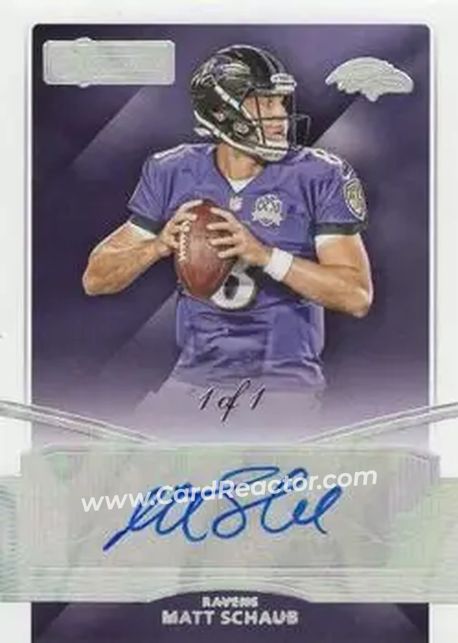 2015 Donruss Signature Series - Magma #183 - Matt Schaub - Baltimore Ravens - Front