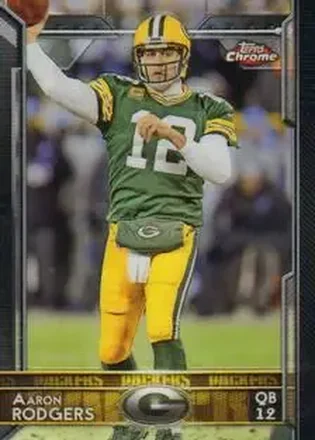 2015 Topps Chrome Mini #2 - Aaron Rodgers - Green Bay Packers
