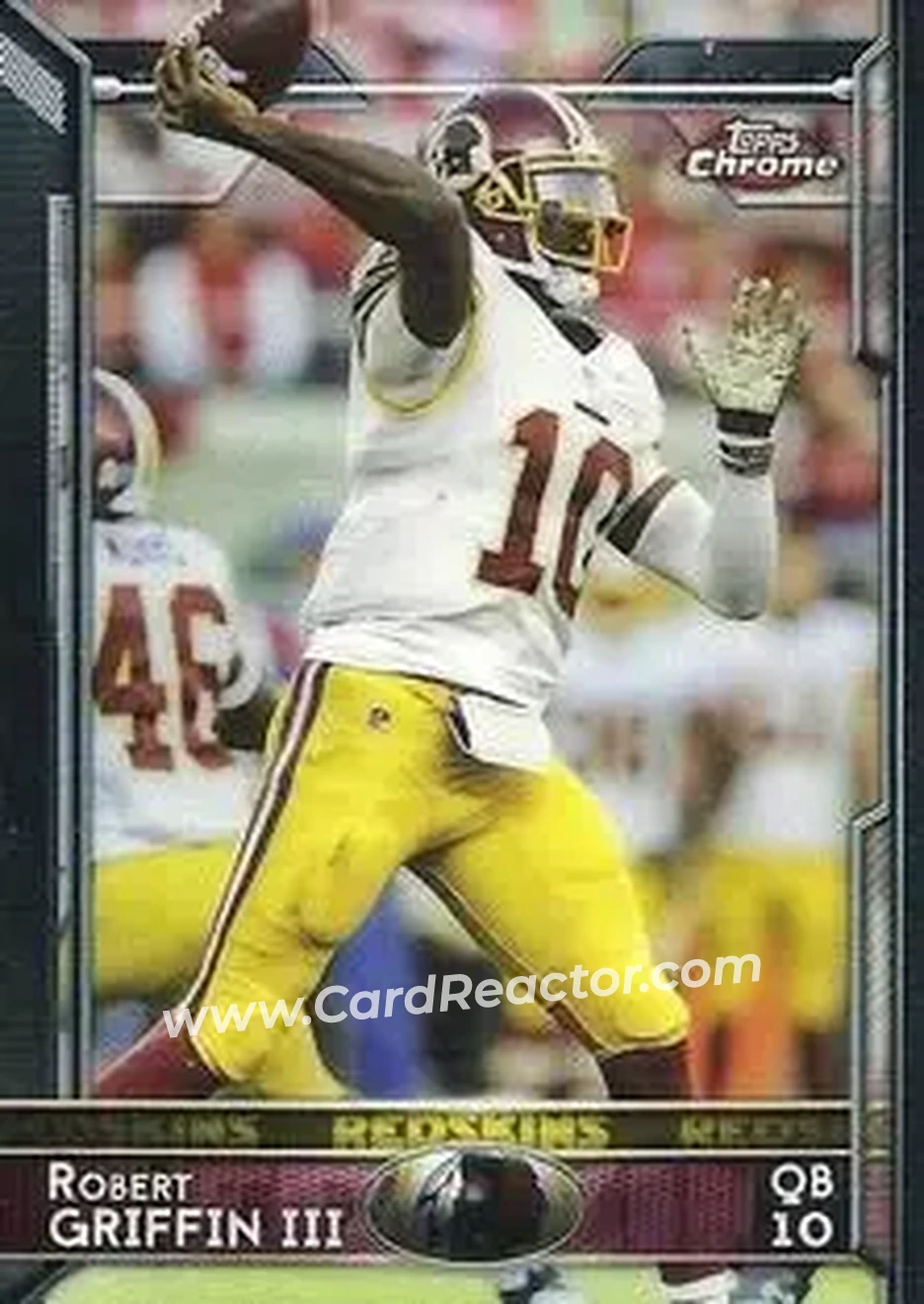 2015 Topps Chrome Mini #3 - Robert Griffin III - Washington Redskins - Front